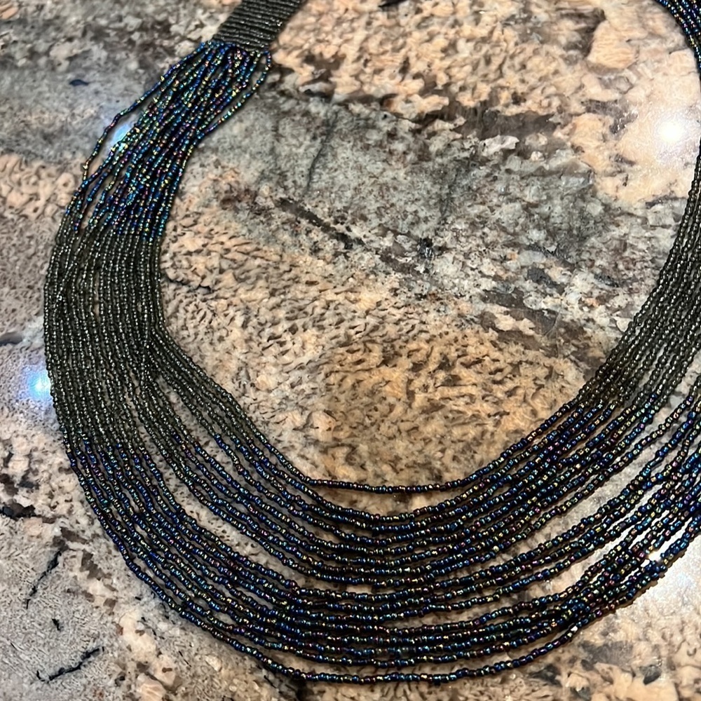 Multi-Strand Beaded Necklace